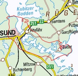 Abgrenzung der Landschaft "Strelasund" (72100) Abgrenzung der Landschaft "Strelasund" (72100)
