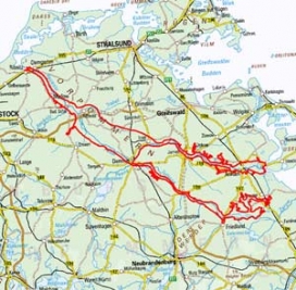 Abgrenzung der Landschaft "Mecklenburgisch-Vorpommersches Grenztal (Recknitz- Trebel- Peene- und Tollenseniederung)" (72400) Abgrenzung der Landschaft "Mecklenburgisch-Vorpommersches Grenztal (Recknitz- Trebel- Peene- und Tollenseniederung)" (72400)