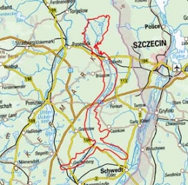 Abgrenzung der Landschaft "Randow- und Welsebruch" (74403)