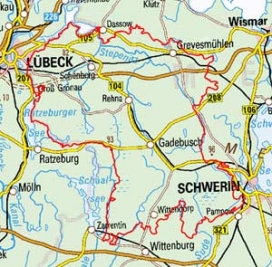 Abgrenzung der Landschaft "Westmecklenburgisches Seenhügelland" (75001) Abgrenzung der Landschaft "Westmecklenburgisches Seenhügelland" (75001)