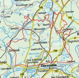 Abgrenzung der Landschaft "Schorfheide" (75701)