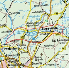 Abgrenzung der Landschaft "Eberswalder Tal" (75900) Abgrenzung der Landschaft "Eberswalder Tal" (75900)