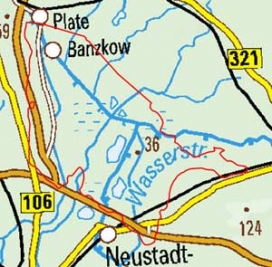 Abgrenzung der Landschaft "Lewitz" (76102) Abgrenzung der Landschaft "Lewitz" (76102)