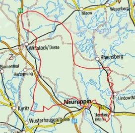 Abgrenzung der Landschaft "Wittstock-Ruppiner Heide" (77601)