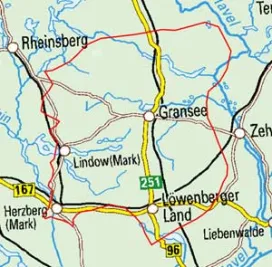 Abgrenzung der Landschaft "Granseer Platte" (77800)