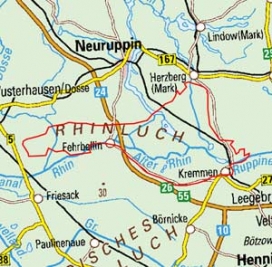 Abgrenzung der Landschaft "Rhinluch" (78001)