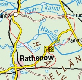 Abgrenzung der Landschaft "Westhavelländisches Ländchen" (78100) Abgrenzung der Landschaft "Westhavelländisches Ländchen" (78100)