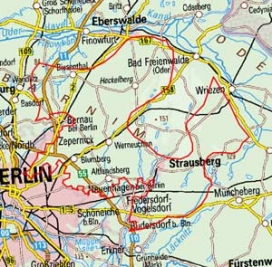Abgrenzung der Landschaft "Barnimplatte" (79101)
