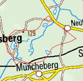 Abgrenzung der Landschaft "Märkische Schweiz" (79300) Abgrenzung der Landschaft "Märkische Schweiz" (79300)