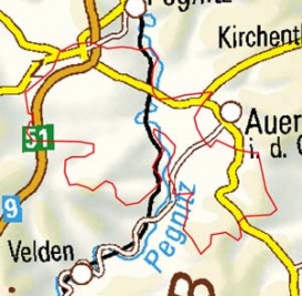 Abgrenzung der Landschaft "Veldensteiner Forst" (8001) Abgrenzung der Landschaft "Veldensteiner Forst" (8001)