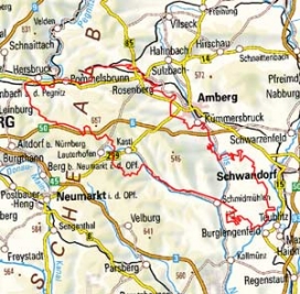 Abgrenzung der Landschaft "Nördliche Kuppenalb und Vilsplatten" (8101) Abgrenzung der Landschaft "Nördliche Kuppenalb und Vilsplatten" (8101)