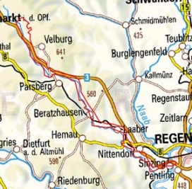 Abgrenzung der Landschaft "Tal der Schwarzen Laaber" (8104) Abgrenzung der Landschaft "Tal der Schwarzen Laaber" (8104)