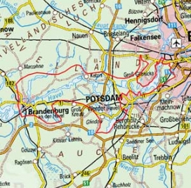 Abgrenzung der Landschaft "Brandenburg-Potsdamer Havelgebiet" (81200) Abgrenzung der Landschaft "Brandenburg-Potsdamer Havelgebiet" (81200)