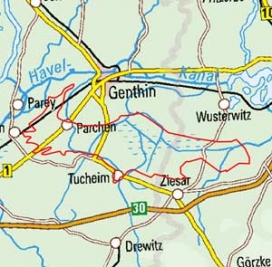 Abgrenzung der Landschaft "Fiener Bruch" (81702) Abgrenzung der Landschaft "Fiener Bruch" (81702)