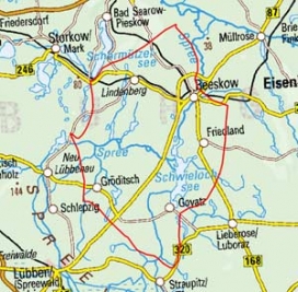 Abgrenzung der Landschaft "Beeskower und Leuthener Platte" (82401)