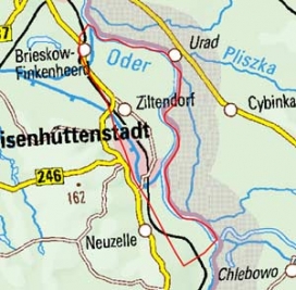 Abgrenzung der Landschaft "Fürstenberger Odertal" (82800) Abgrenzung der Landschaft "Fürstenberger Odertal" (82800)