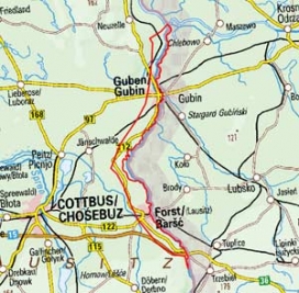 Abgrenzung der Landschaft "Guben-Forster Neißetal" (82900)