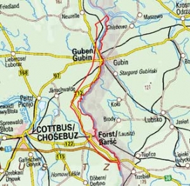 Abgrenzung der Landschaft "Guben-Forster Neißetal" (82900) Abgrenzung der Landschaft "Guben-Forster Neißetal" (82900)