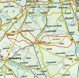 Abgrenzung der Landschaft "Zuterberger Heide" (85600) Abgrenzung der Landschaft "Zuterberger Heide" (85600)