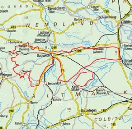 Abgrenzung der Landschaft "Jeetze-Dumme-Lehmplatte und Arendseer Platte" (86100)