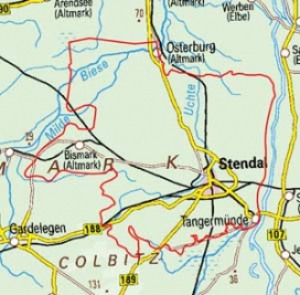 Abgrenzung der Landschaft "Stendaler Land" (86200) Abgrenzung der Landschaft "Stendaler Land" (86200)