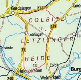 Abgrenzung der Landschaft "Truppenübungsplatz Letzlinger Heide" (86302)