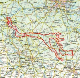 Abgrenzung der Landschaft "Elbe-Elster-Tiefland" (88100)