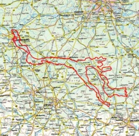 Abgrenzung der Landschaft "Elbe-Elster-Tiefland" (88100) Abgrenzung der Landschaft "Elbe-Elster-Tiefland" (88100)