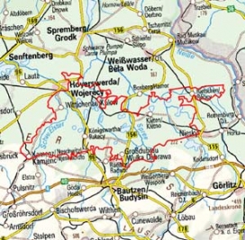 Abgrenzung der Landschaft "Oberlausitzer Teichland" (89000) Abgrenzung der Landschaft "Oberlausitzer Teichland" (89000)