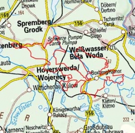 Abgrenzung der Landschaft "Tagebaulandschaft der Muskauer Heide" (89101)