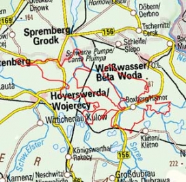 Abgrenzung der Landschaft "Tagebaulandschaft der Muskauer Heide" (89101) Abgrenzung der Landschaft "Tagebaulandschaft der Muskauer Heide" (89101)