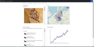Screenshot Webseite BATLAS der Universität Greifswald
