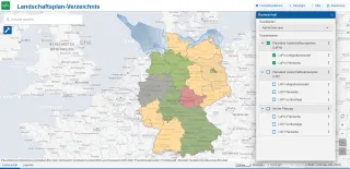  Diese Anwendung informiert zur überörtlichen Landschaftsplanung in Deutschland. Sie bietet einen Überblick zur Ausführung von Landschaftsprogrammen, Landschaftsrahmenplänen und die Fachbeiträgen auf Ebene der Regionalplanung. Zudem enthält sie Informationen zum Planungsträger sowie zum aktuellen Stand der Ausführung und Fortschreibung.