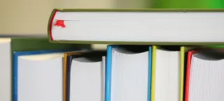 Bücher in einem Regal