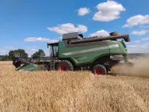 Mähdrescher mit Sammelvorrichtung