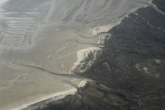 Luftaufnahme Wattenmeer auf Norderney