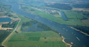 Luftaufnahme Niederrhein bei Xanten