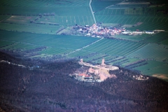 Luftaufnahme Burg Kyffhausen und Kyffhäuser-Denkmal 