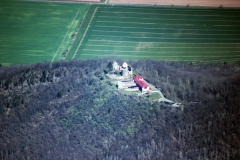Luftaufnahme Burg Kyffhausen und Kyffhäuser-Denkmal