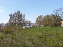 Photovoltaikanlage im Grünbereich auf der Insel Vilm