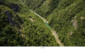 Verlauf des Flusses Komarnica