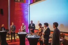 Teilnehmende der moderierten Gesprächsrunde