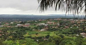 Die Abbildung zeigt den Blick auf das Vhembe Biosphärenreservat
