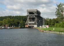 Niederfinow im Oder-Havel-Kanal 