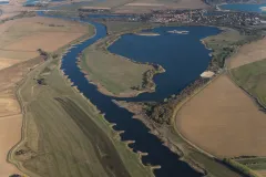 Luftaufnahme Gebiet um Mühlberg
