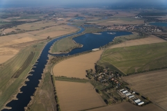 Luftaufnahme Gebiet um Mühlberg