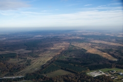 Luftaufnahme Truppenübungsplatz Bergen nördlich oberhalb von Meissendorf
