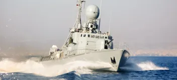 Schnellboot S 78 OZELOT in voller Fahrt