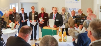 Preisverleihung in Burg Lenzen und Feier mit den Projektpartnern