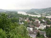 Blick vom Siebengebierge ins Untere Mittelrheintal (Foto: Christof Martin)